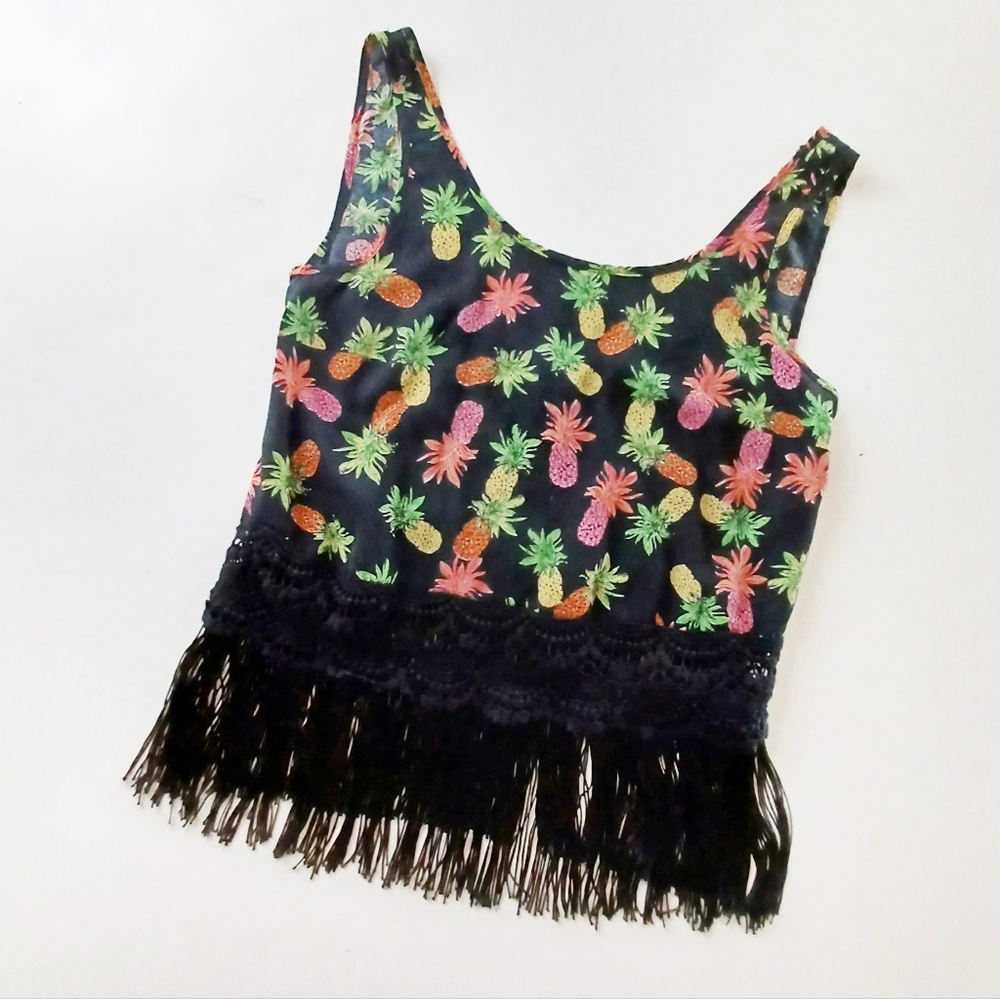 Nanette lepore cropped tank top